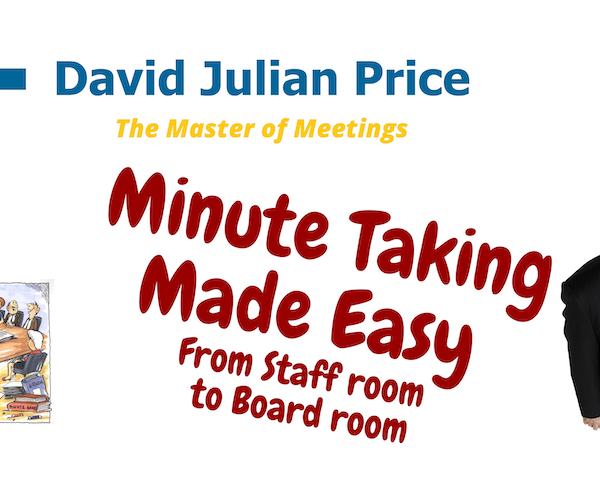 Minute Taking Made Easy from Staff Room to Board Room - Online course