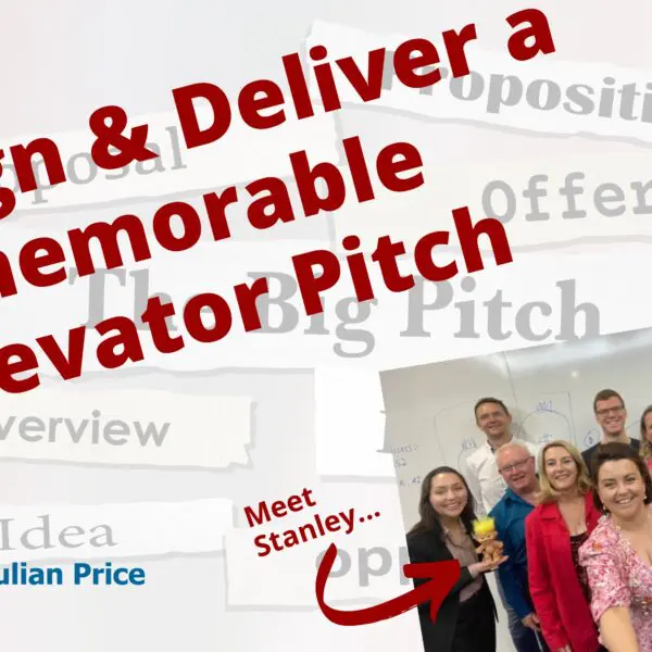 Elevator Pitching one on one Masterclass
