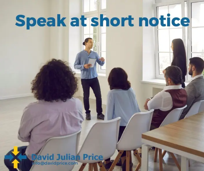 Speaking off the cuff: speaking at short notice