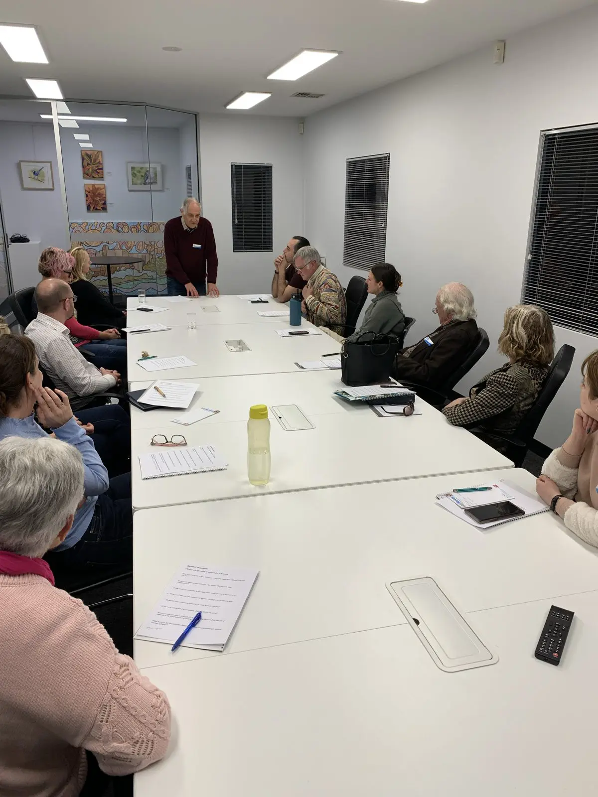 Effective board meetings training in a Perth boardroom with David Julian Price