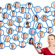 bigstock-Woman-pointing-to-people-in-so-42749695
