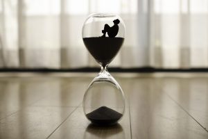 hour glass man inside hour glass man inside